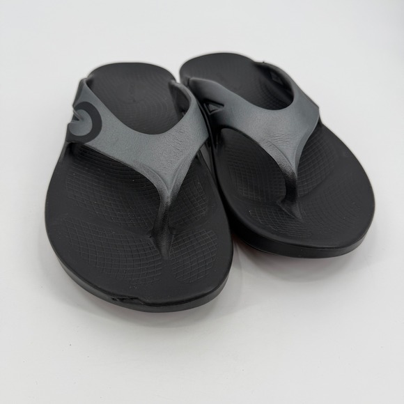 OOFOS OOriginal Sport Recovery Sandal Black Graphite Mens 8 Womens 10 EU 41 main image 6